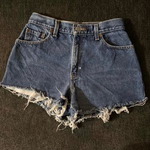 Vintage Levi Distressed Shorts